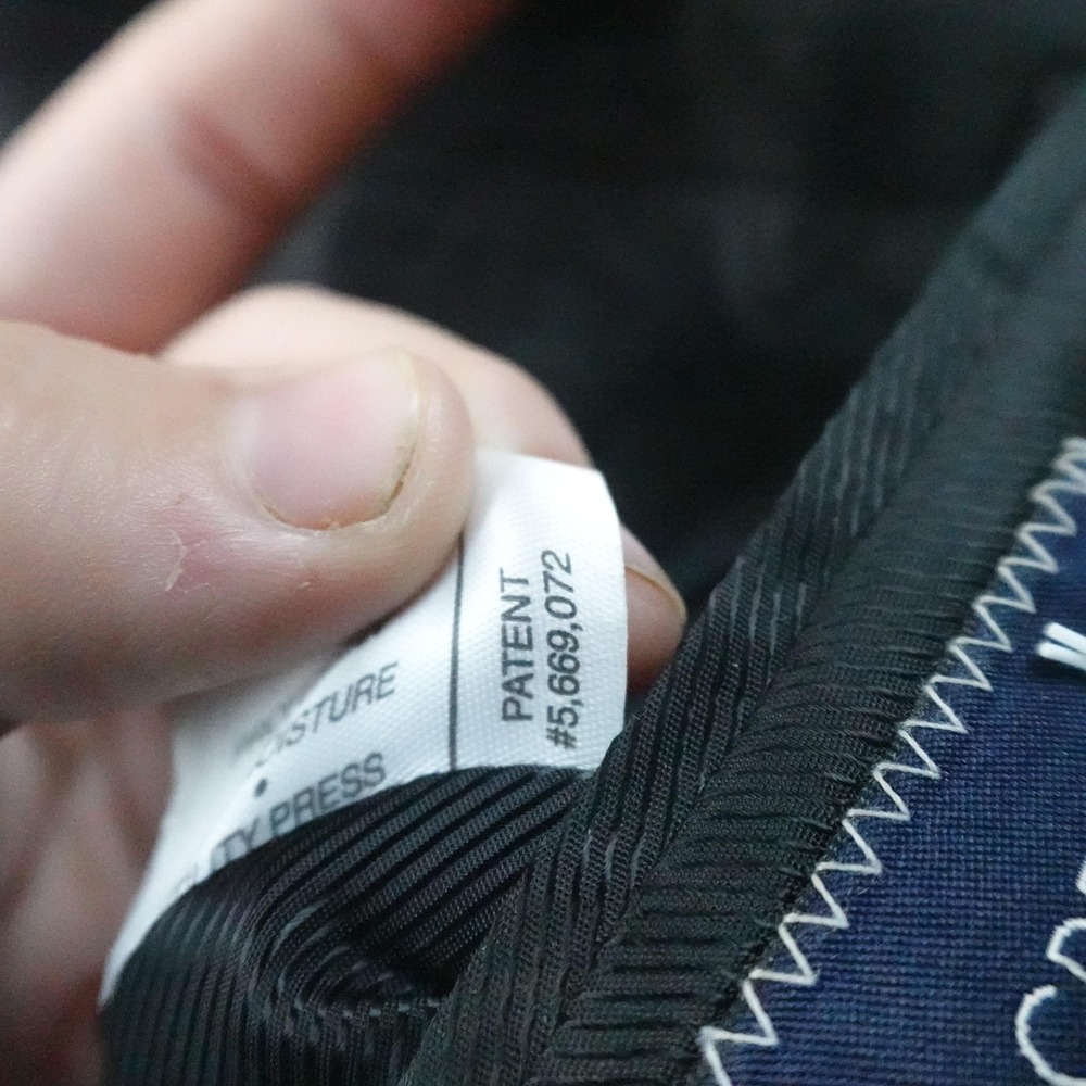Daniel Cremieux Blazer Mens 44R Black Stripe Loro Piana Wool Sport Coat Jacket - Picture 7 of 16